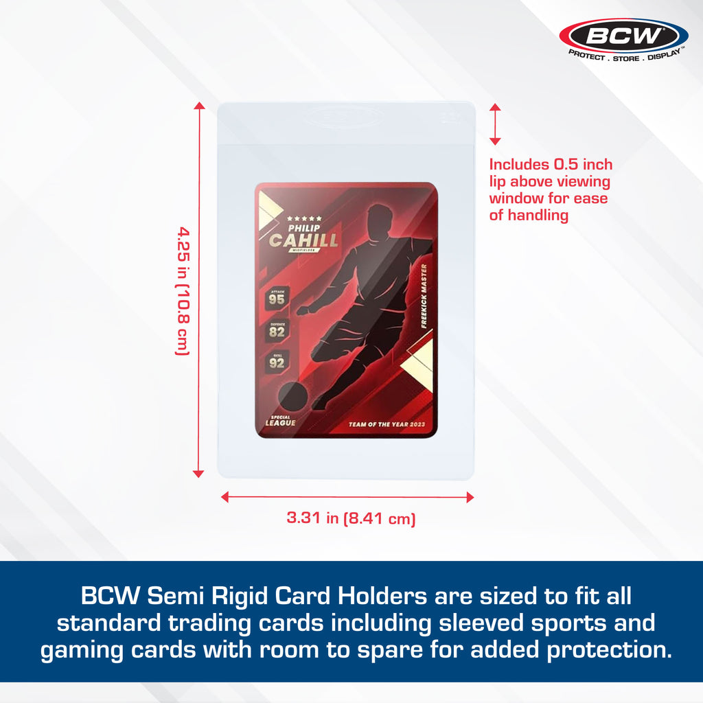 BCW - Protecteur semi-rigide pour cartes #1