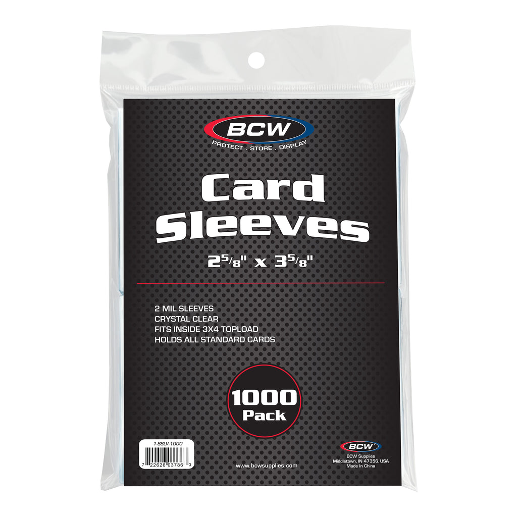 BCW - Standard Sleeves - Pack of 1000