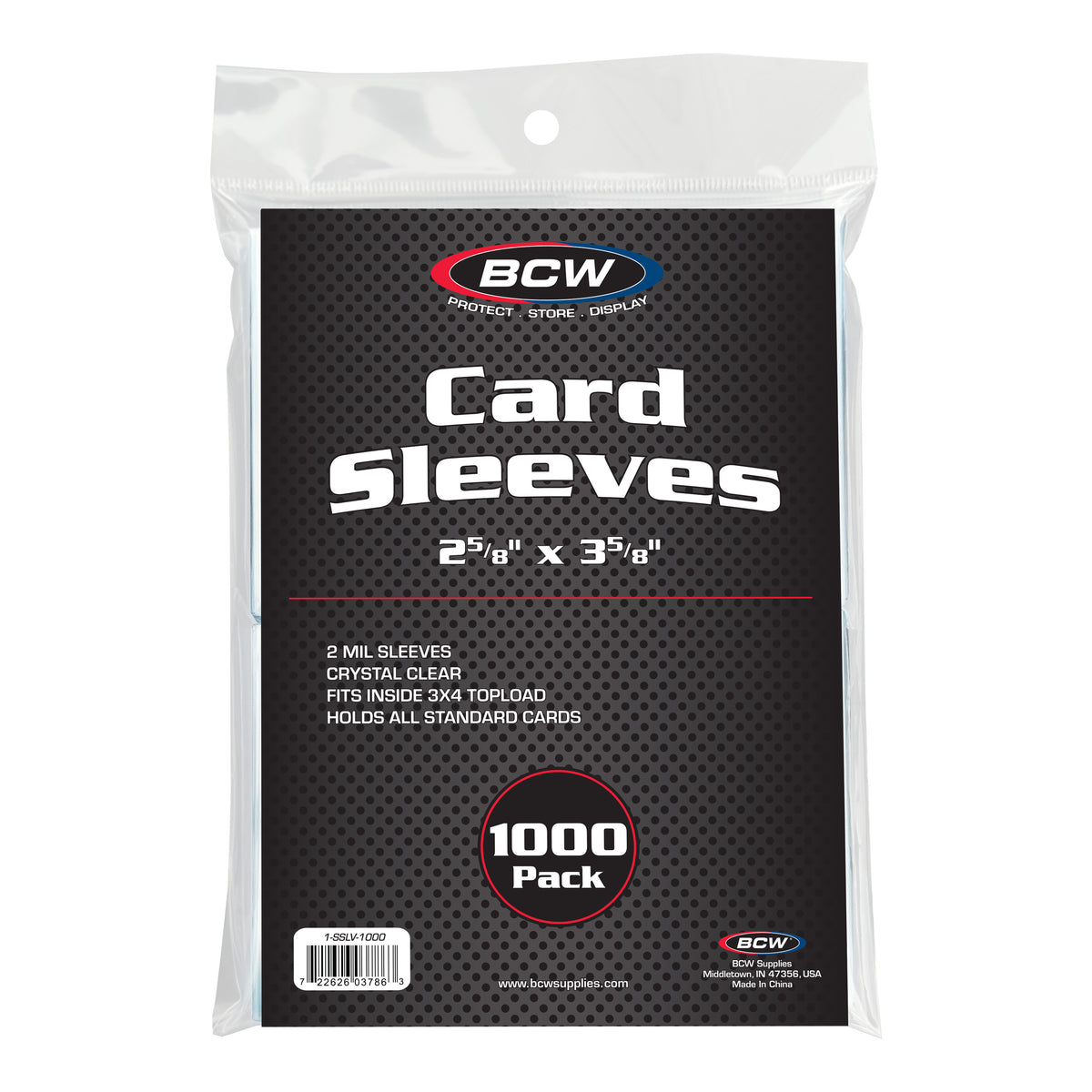 BCW - Standard Sleeves - Pack of 1000