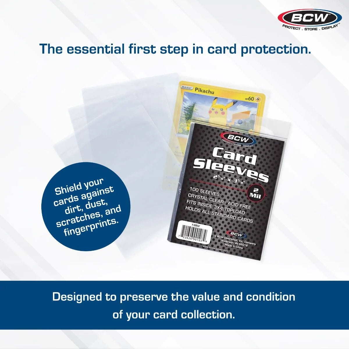 BCW - Standard Sleeves - Pack of 1000