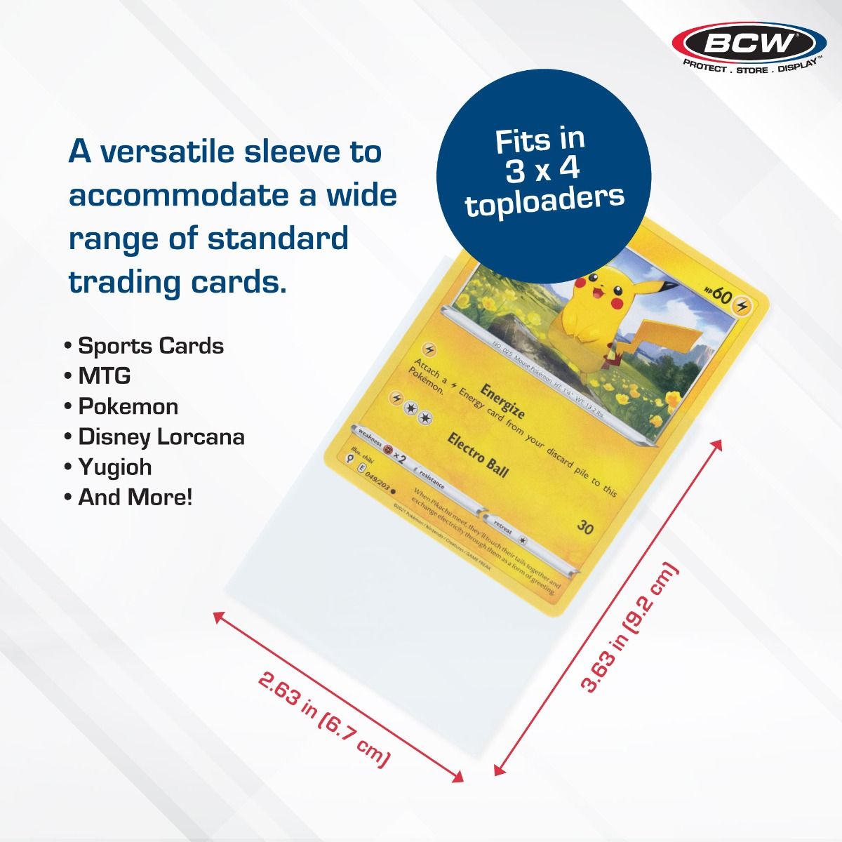 BCW - Standard Sleeves - Pack of 1000