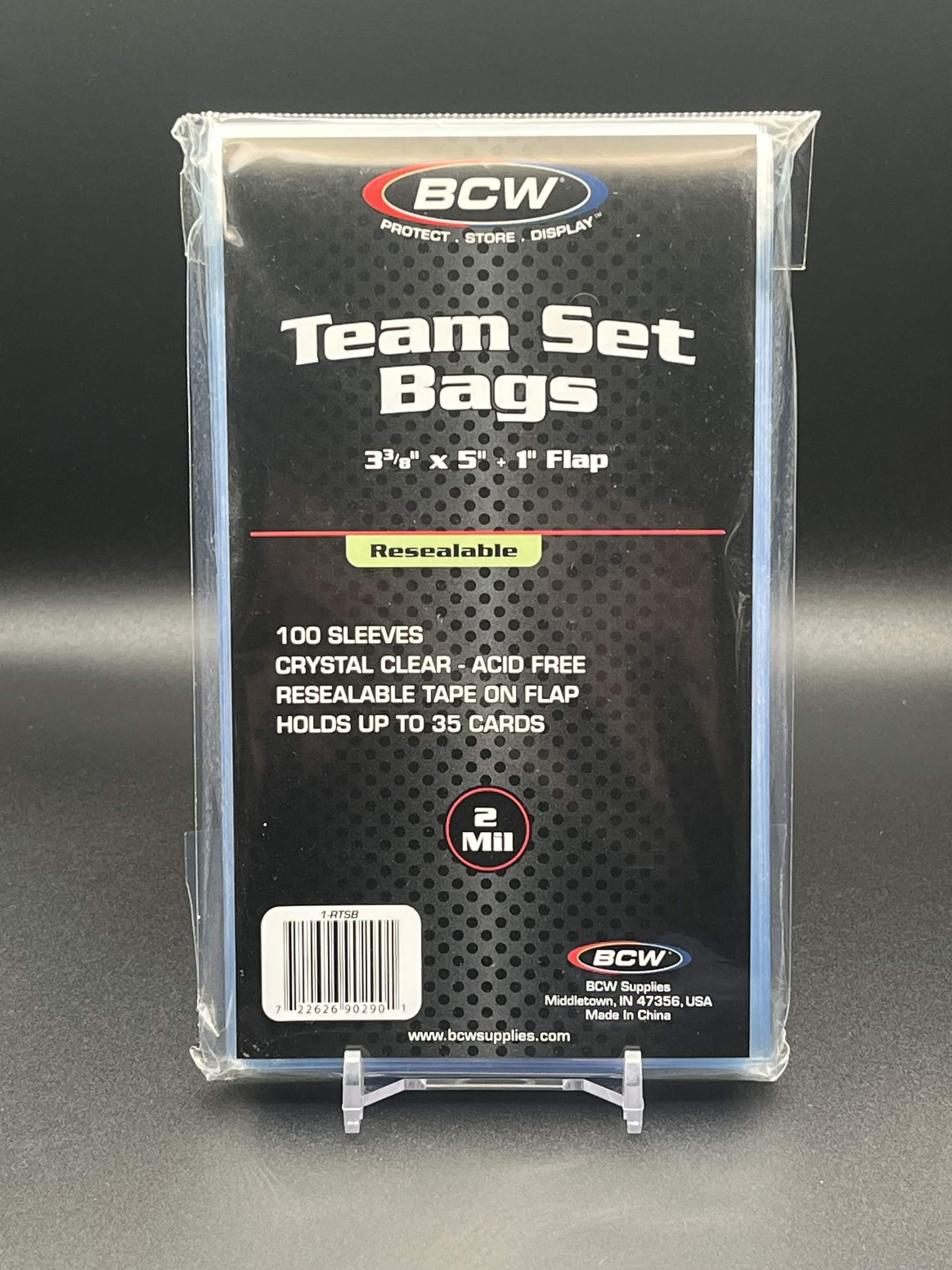 BCW - Resealable Team Bags - 100 per Pack