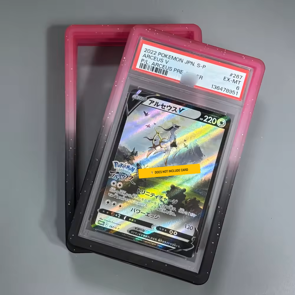 TPU Protector for PSA Slab - Black and Purple