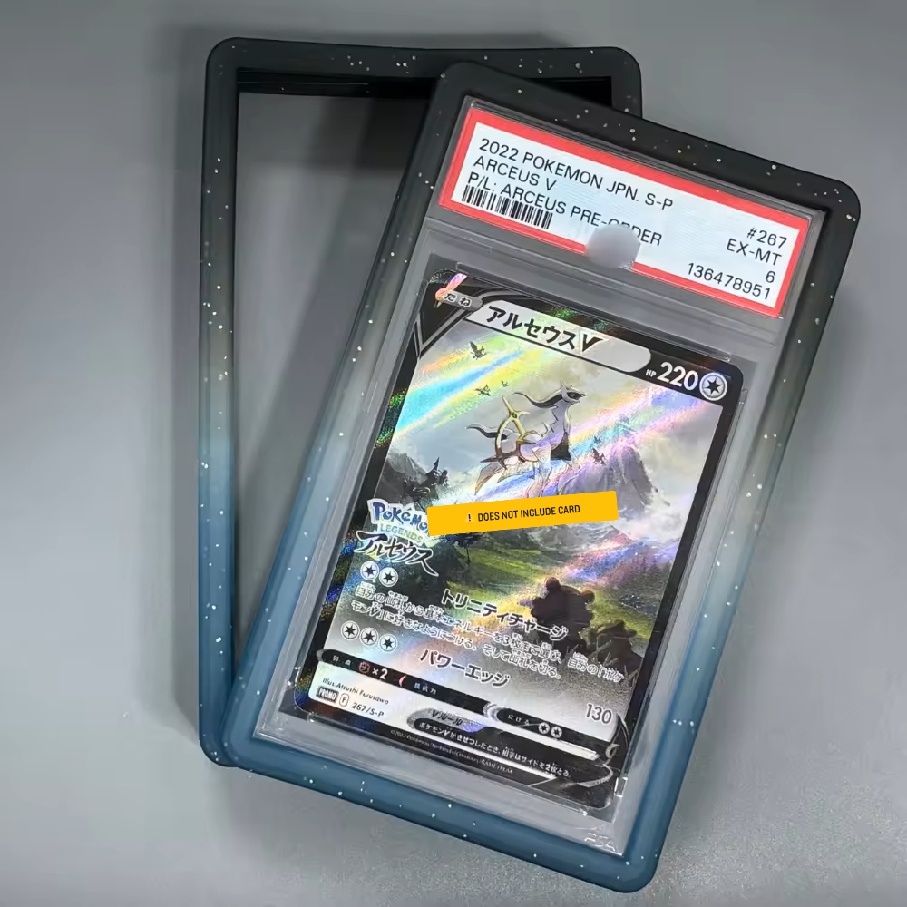TPU Protector for PSA Slab - Light Blue & Black